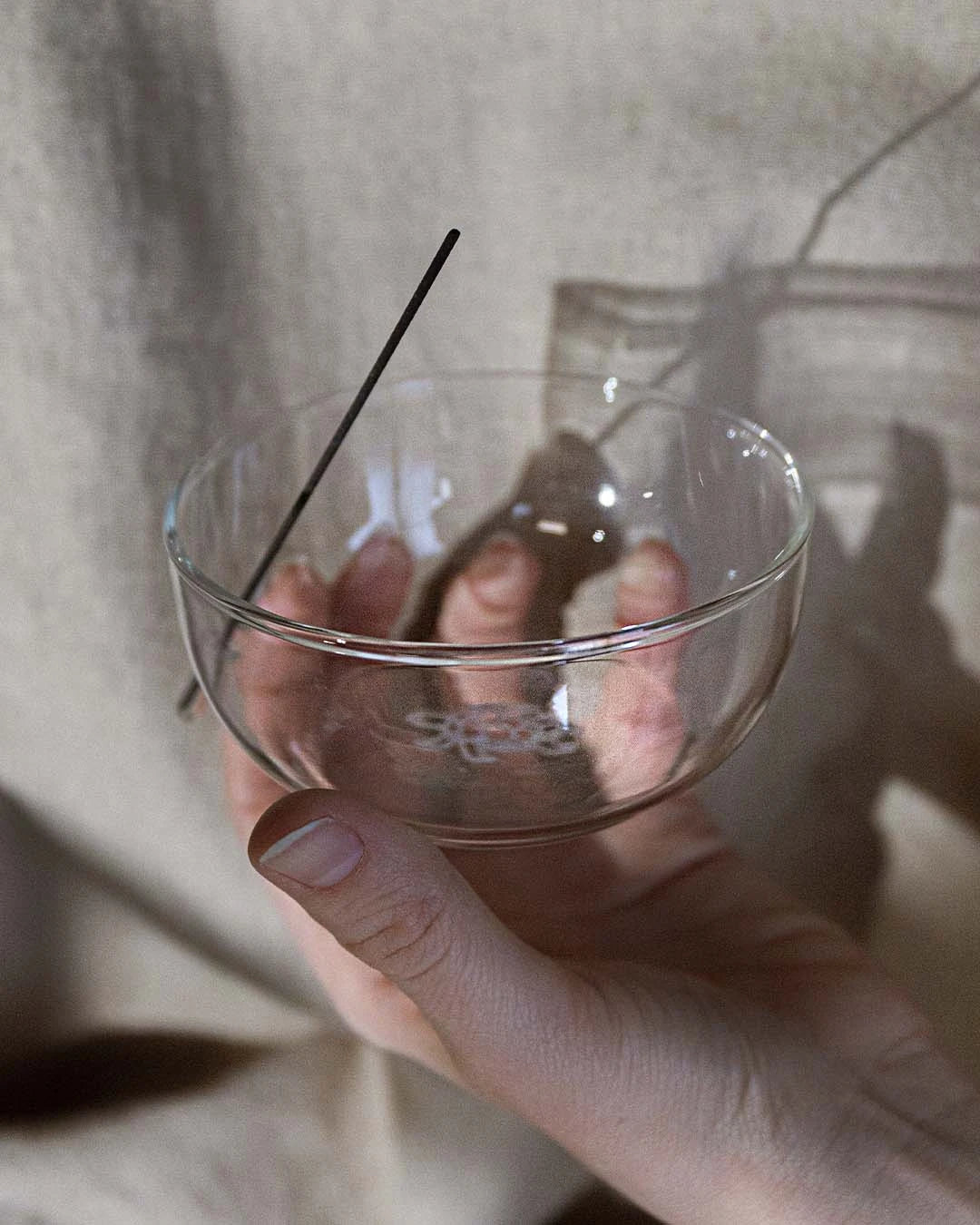 Minimal Glass Incense Burner For Incense Sticks - Incense Bowl