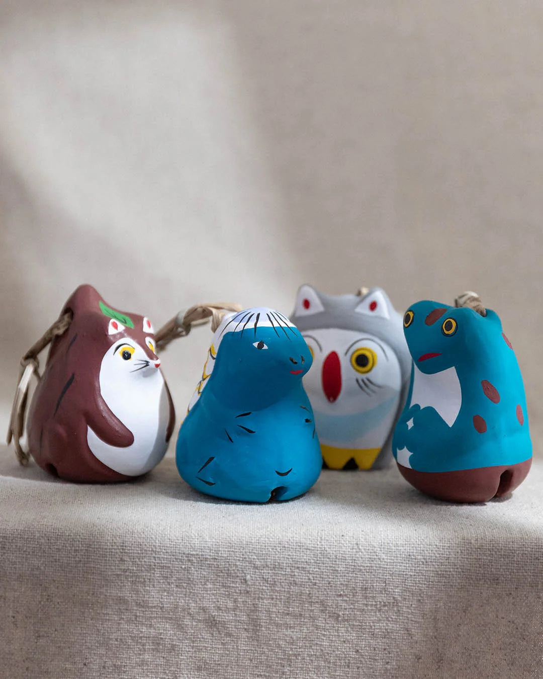 Nogomi Animal Bell – Japanese Clay Folk Toy