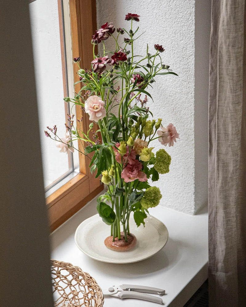River Stone Ikebana Flower Frog