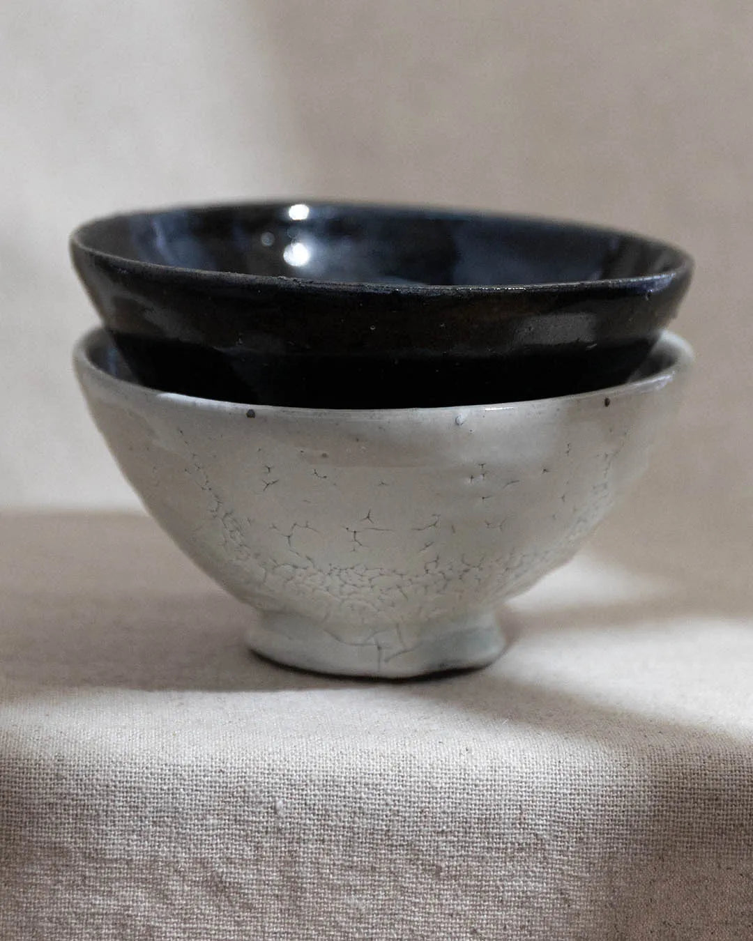 Japanese Ceramic Incense Bowl - Black