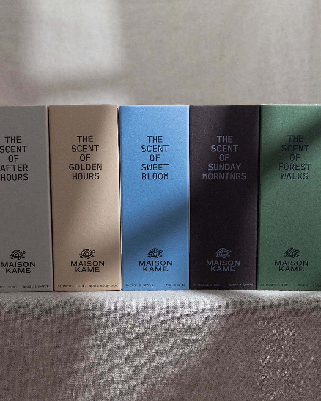 Natural Incense Sticks Set – All Five Maison Kame Scents