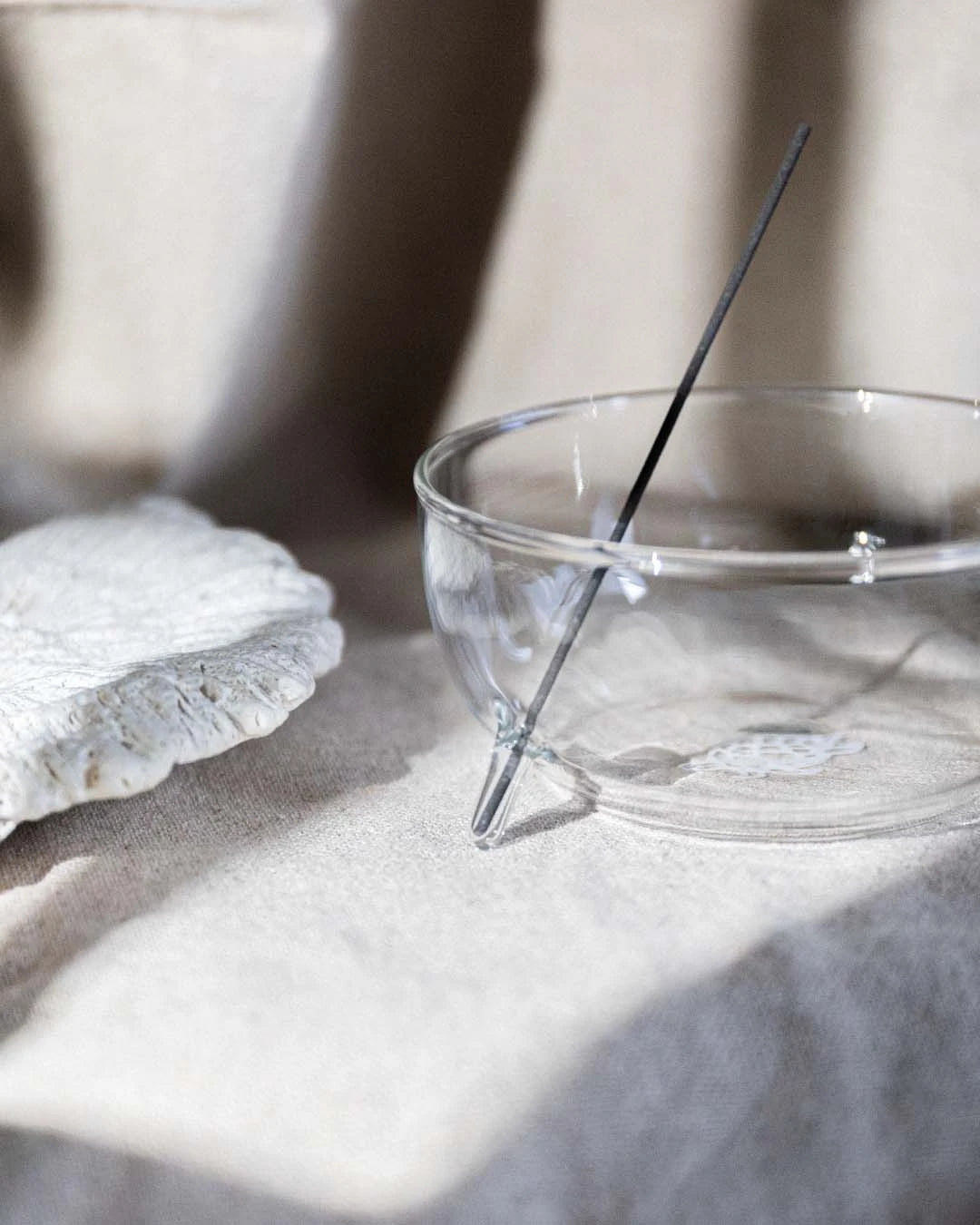 Minimal Glass Incense Burner For Incense Sticks - Incense Bowl