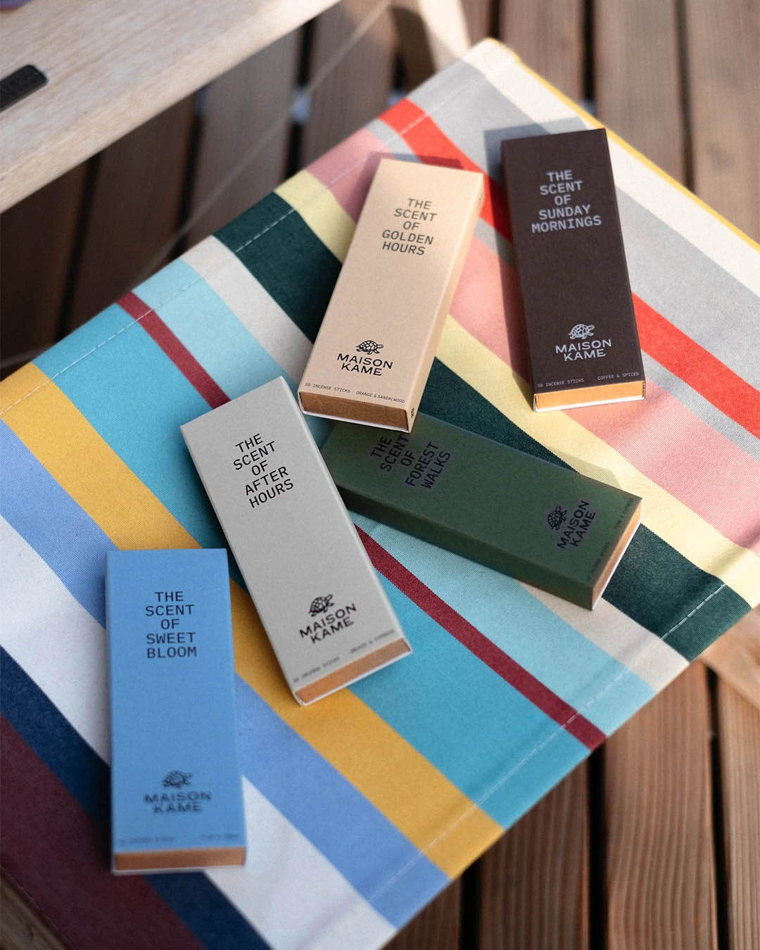 Natural Incense Sticks Set – All Five Maison Kame Scents