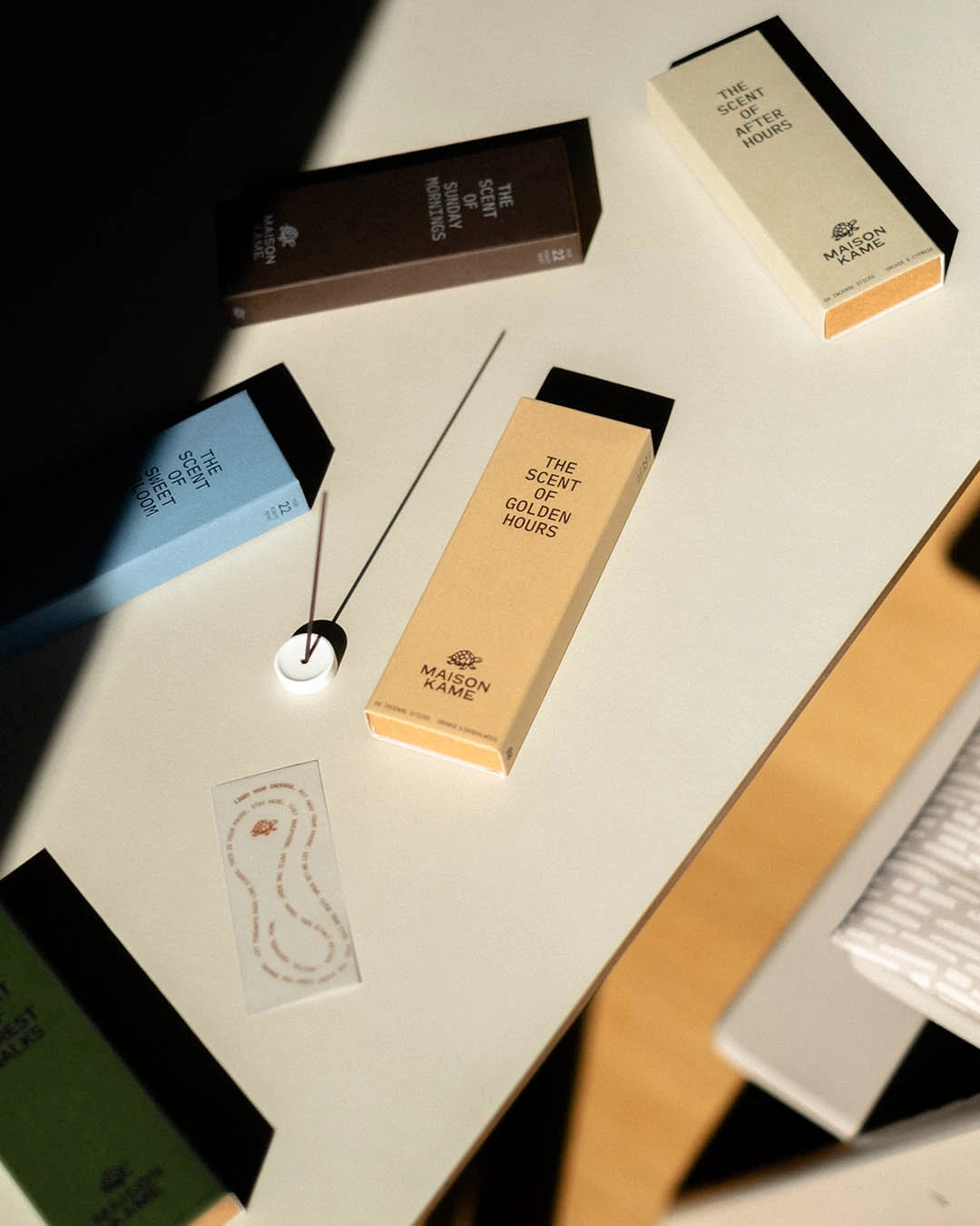 Natural Incense Sticks Set – All Five Maison Kame Scents